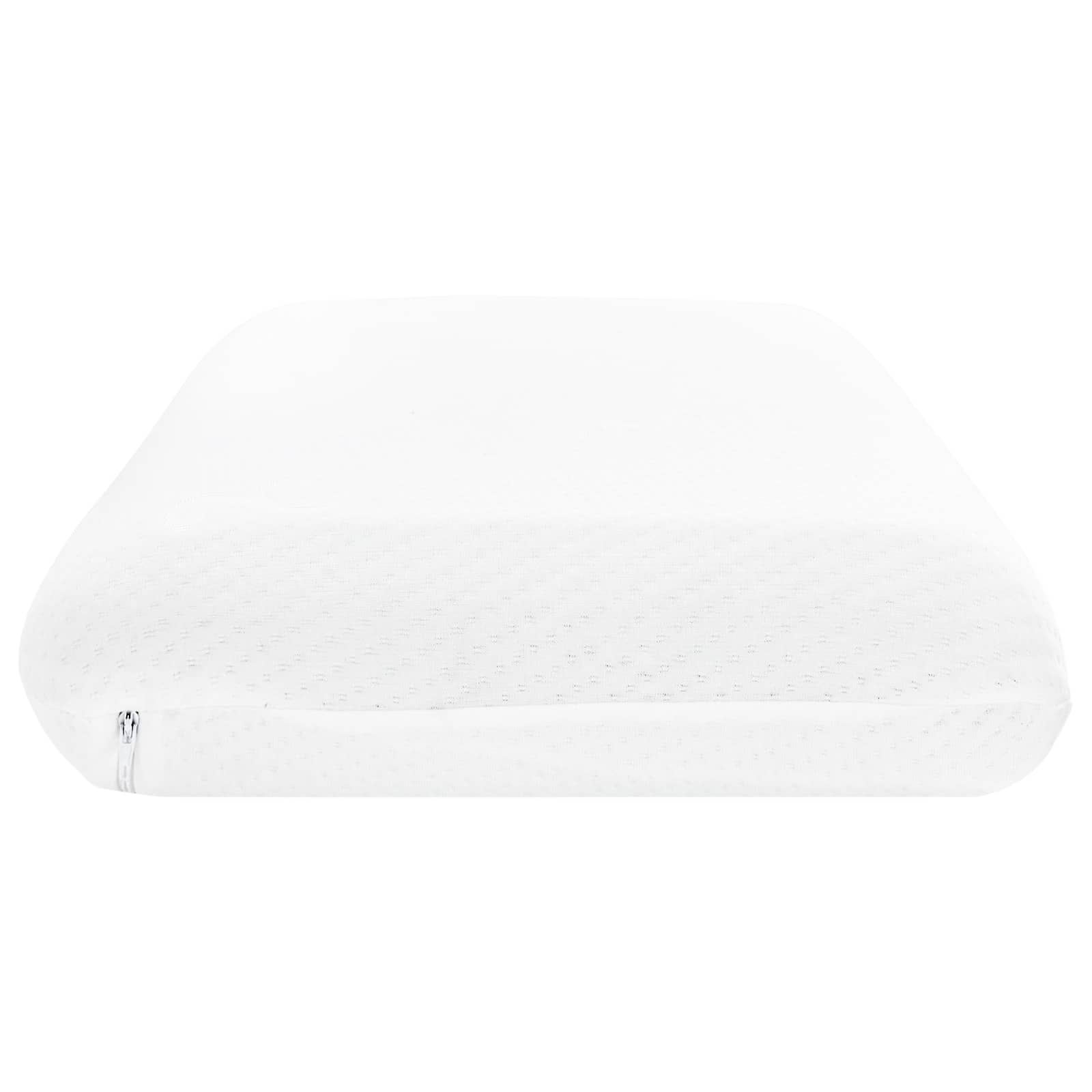 Schlafkissen Uni Weiß 70 x 36 x 6,5 cm Viscoschaum