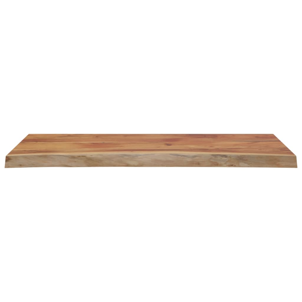 Wandregal 40x20x2,5 cm Rechteckig Massivholz Akazie Baumkante