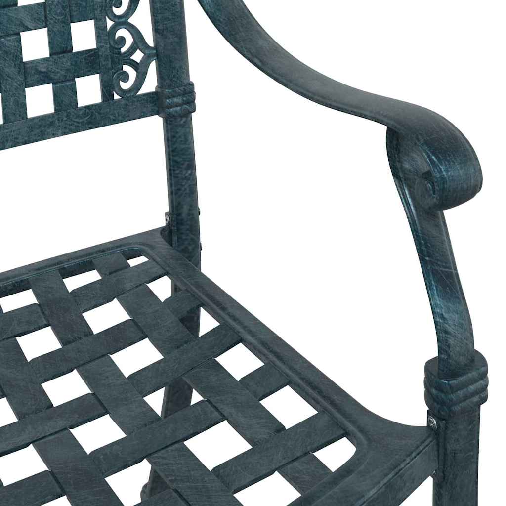 Gartenstuhl 2 pcs Bronze 55 x 56,5 x 91cm Aluminium