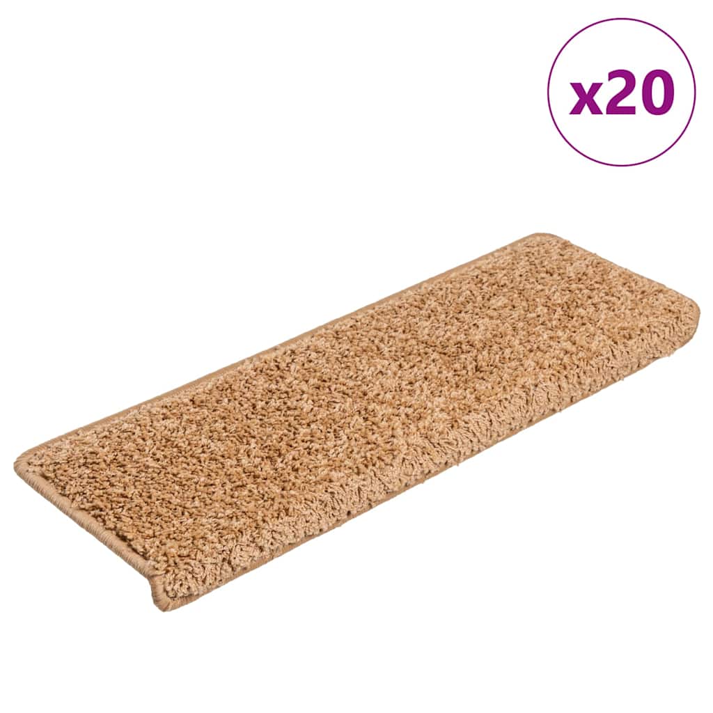Stufenmatten 15 Stk. 65x21x4 cm Grau Rechteckiger Rand