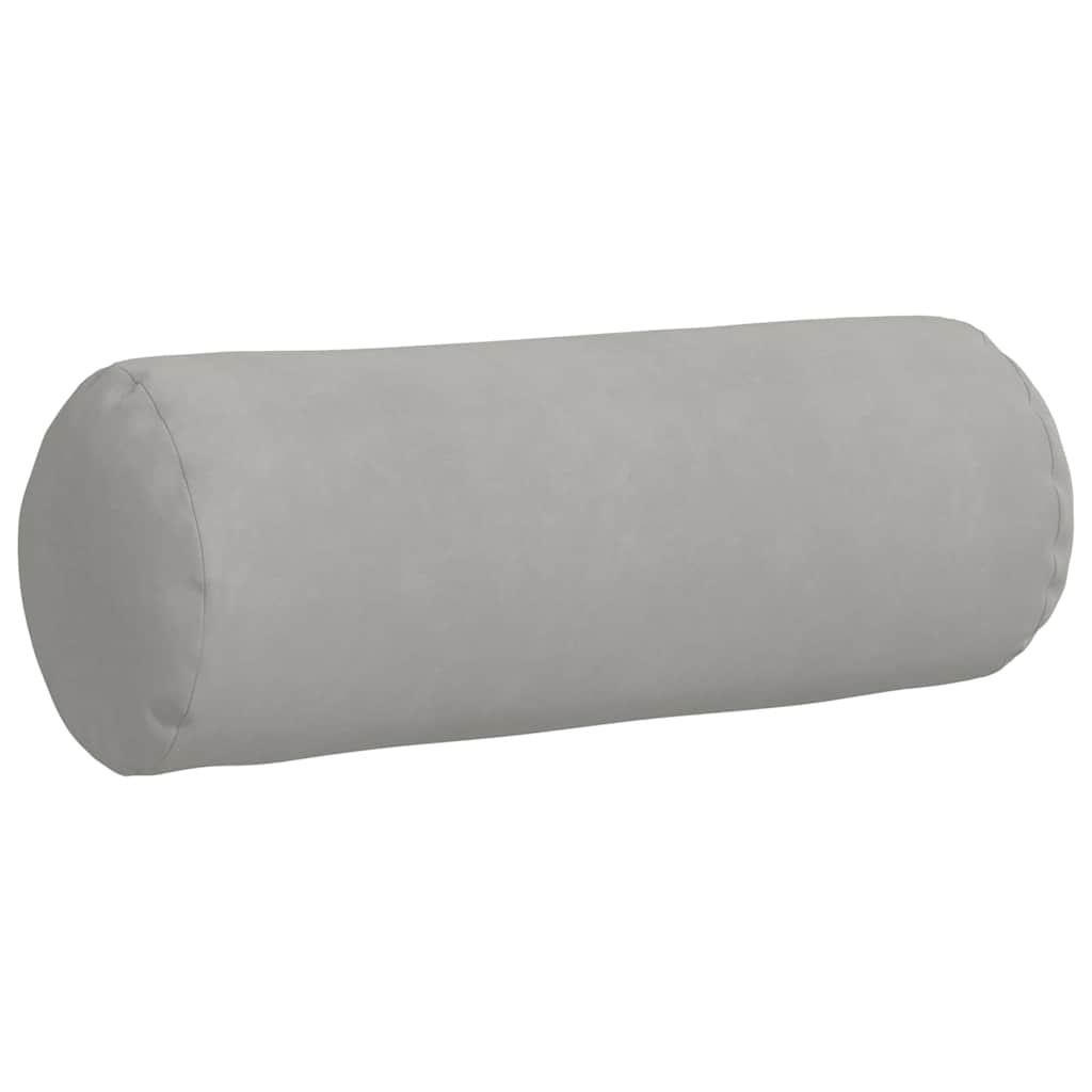 Bolsterkissen 2 Stück Taupe Ø 15 x 40 cm Mikrofaserstoff