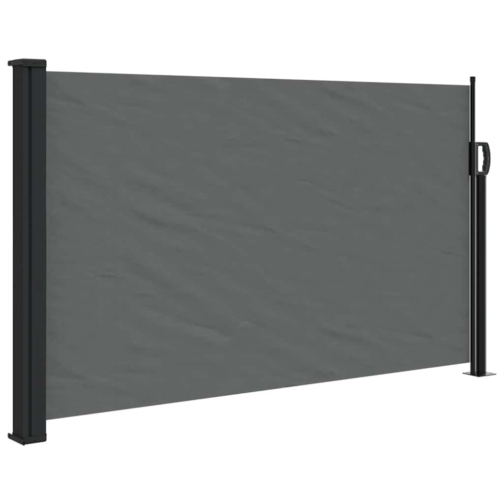 Seitenmarkise Ausziehbar Schwarz 100x300 cm