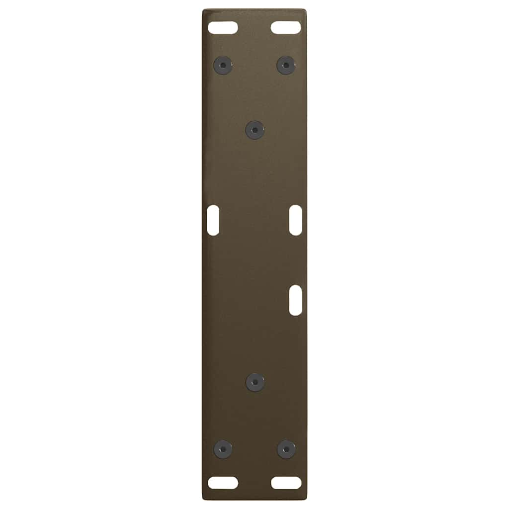 Couchtischbeine V-Form 2 Stück Schwarz 30x(30-31,3) cm Stahl