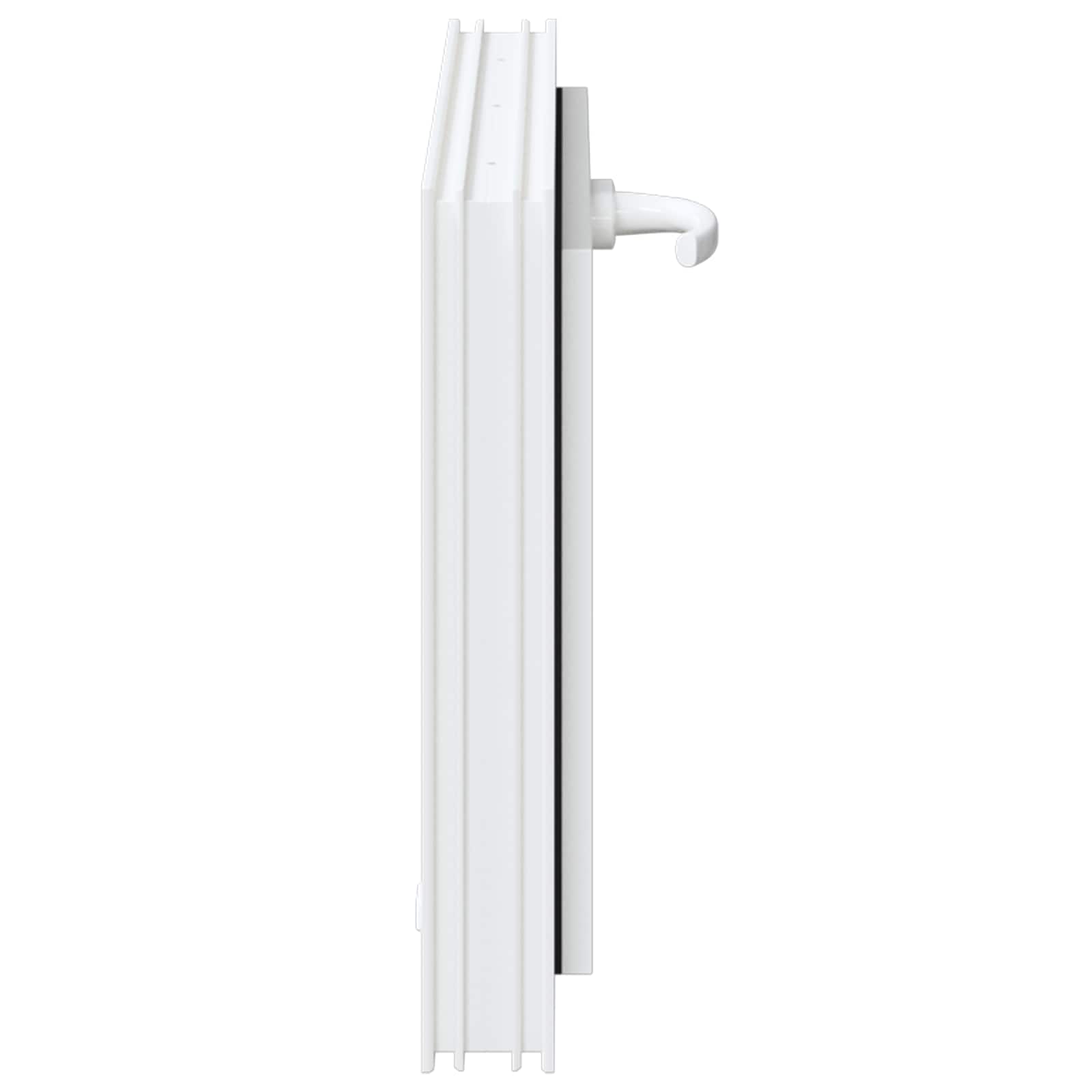 Kellerfenster RISOR 60 x 40 cm PVC und Glas Weiß