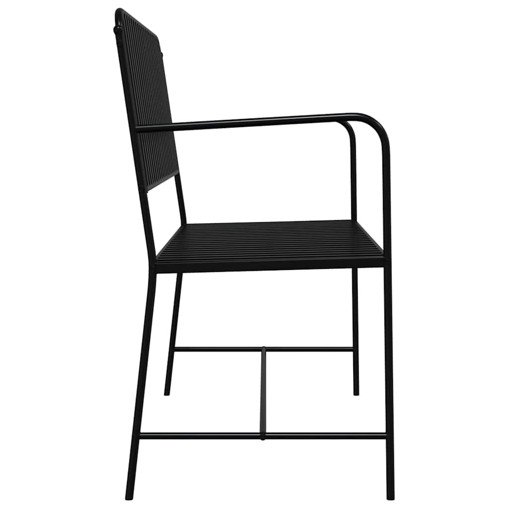 Gartenbank Einfarbig Weiß 103,5 x 51,5 x 90 cm Stahl
