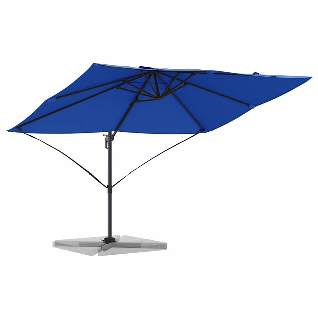 Sonnenschirm Sand 351 x 250 x 260 cm Polyester und Aluminium