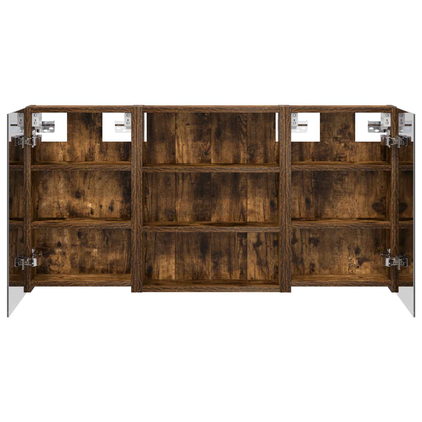 Badezimmerschrank-Set 3 pcs 80 x 10,5 x 50 cm Holzwerkstoff