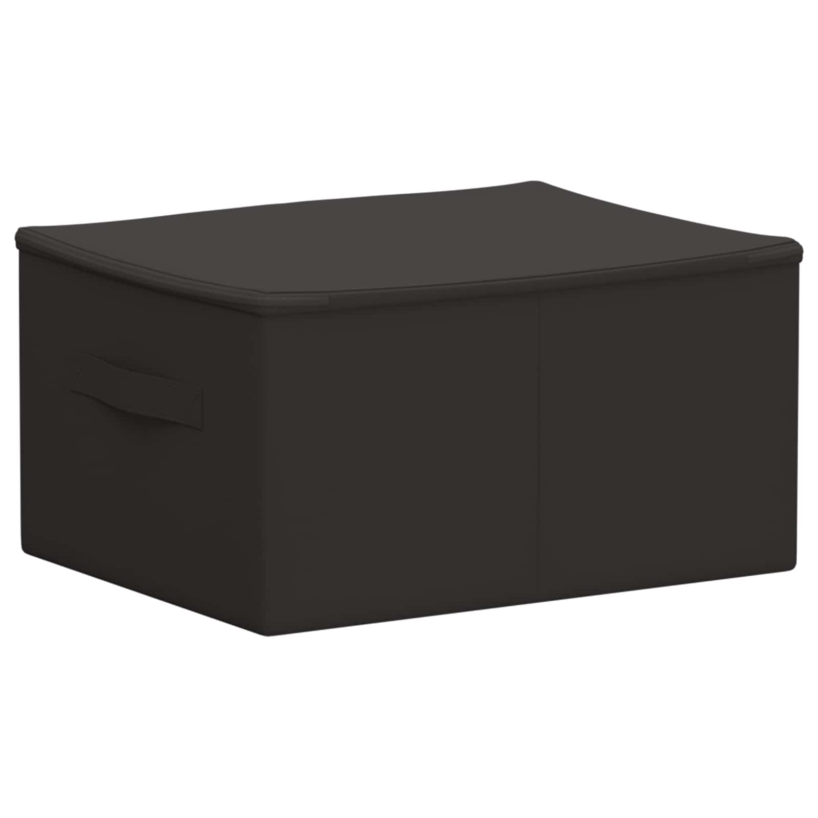 Aufbewahrungsbox Stoff 50x30x25 cm Anthrazit