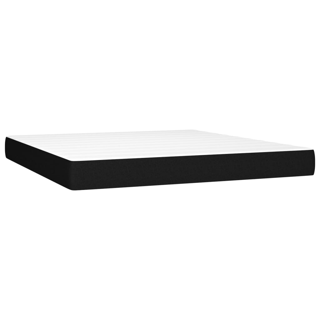 Taschenfederkernmatratze Mittel Hellgrau 80x200x20 cm Stoff