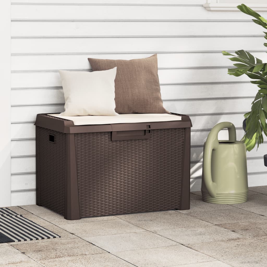 Gartentruhe Anthrazit 125 L PP