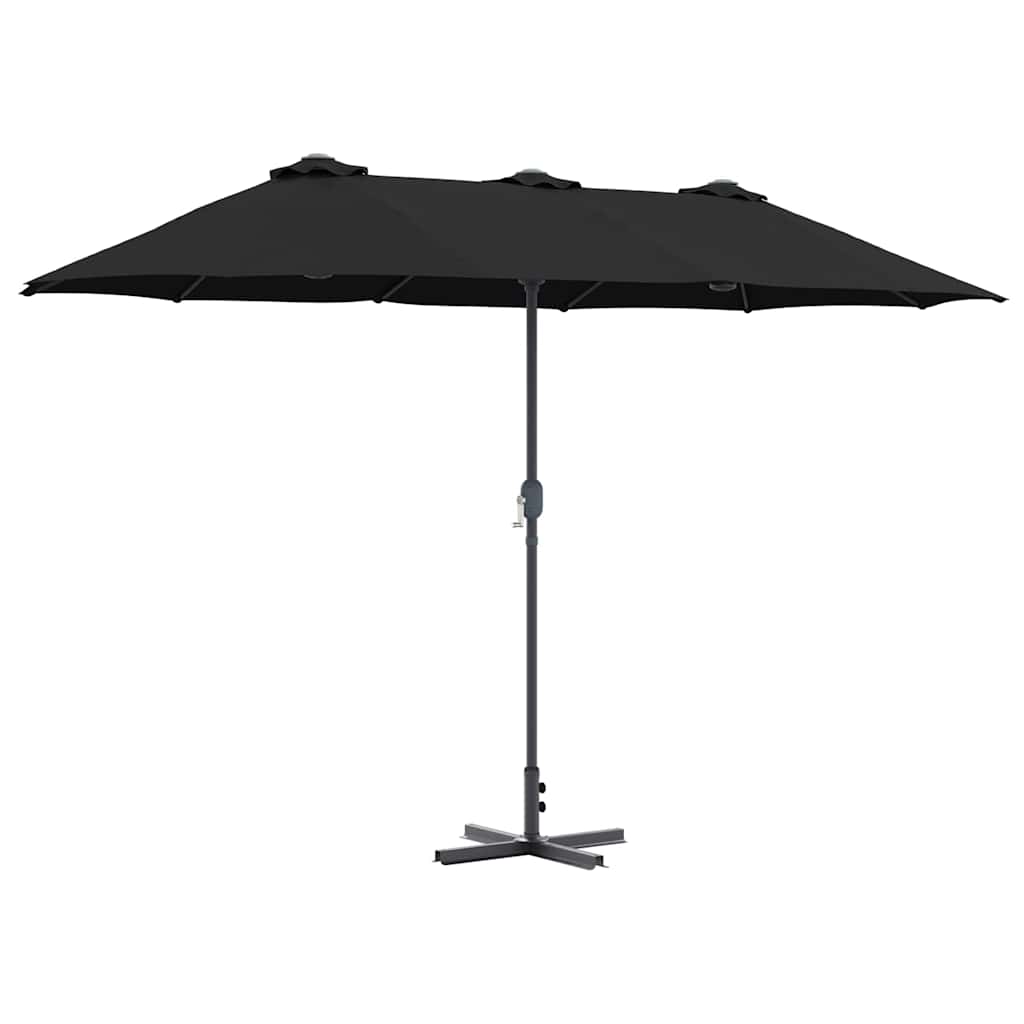 Garten-Sonnenschirm Sand 370 x 197 x 239 cm