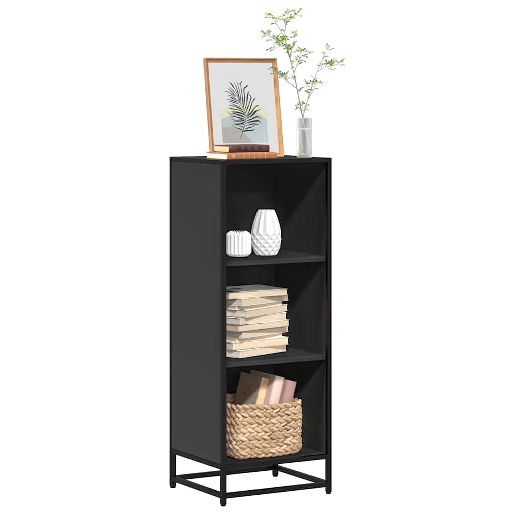 Bücherregal Schwarz 60x35x139 cm Holzwerkstoff