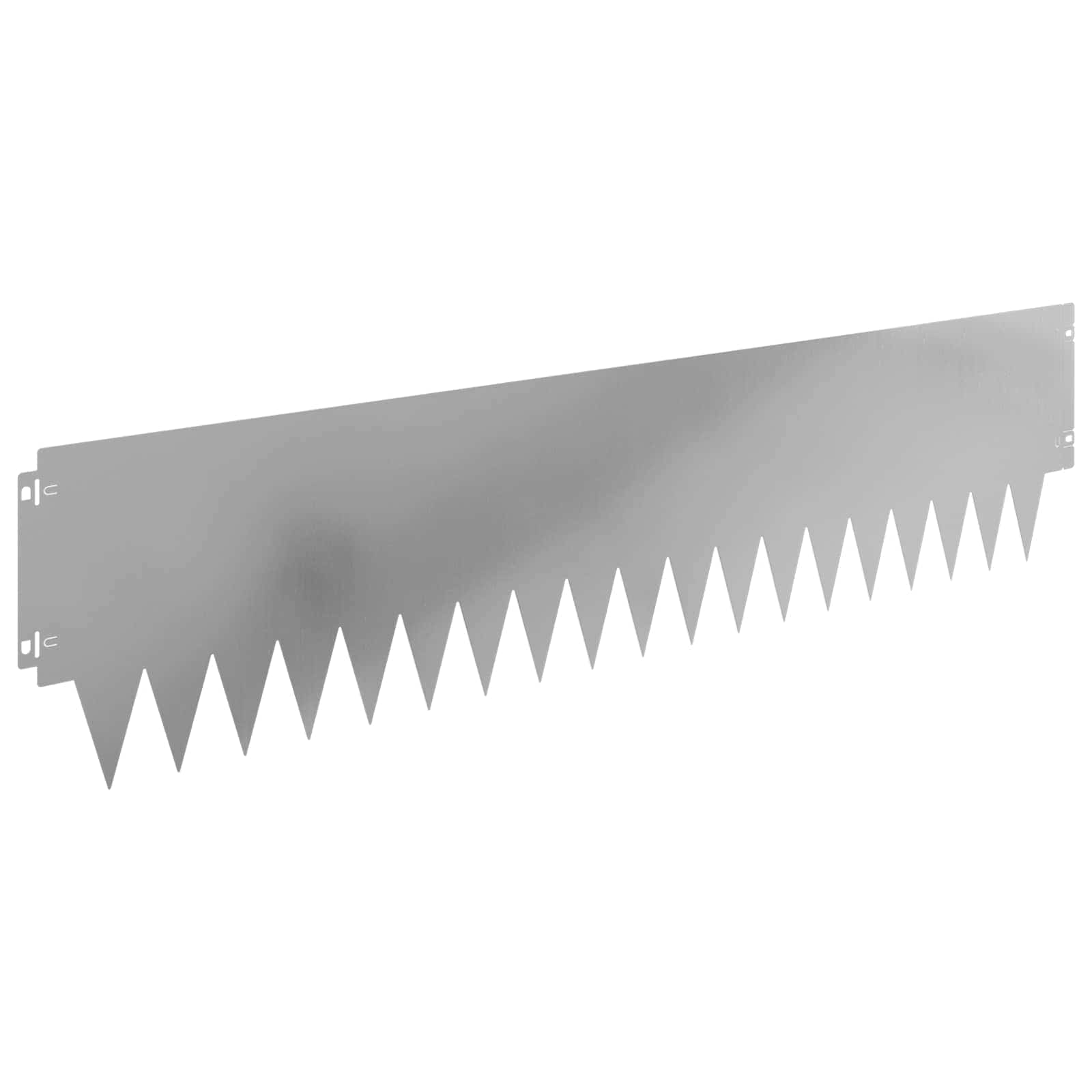 Raseneinfassung 10 pcs Länge Höhe 103 x 15 cm Stahl Schwarz