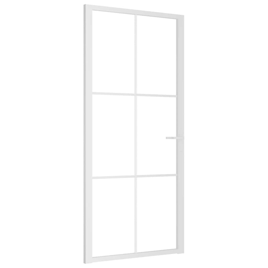 Innentür ESG Glas und Aluminium 76x201,5 cm Schwarz