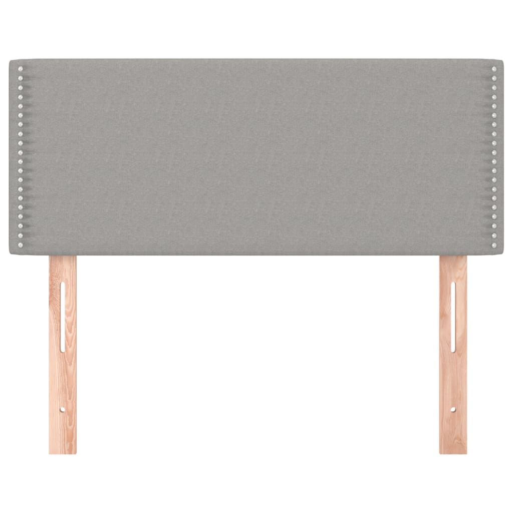 Kopfteil Dunkelgrau 80 x 5 x 118/128 cm Stoff