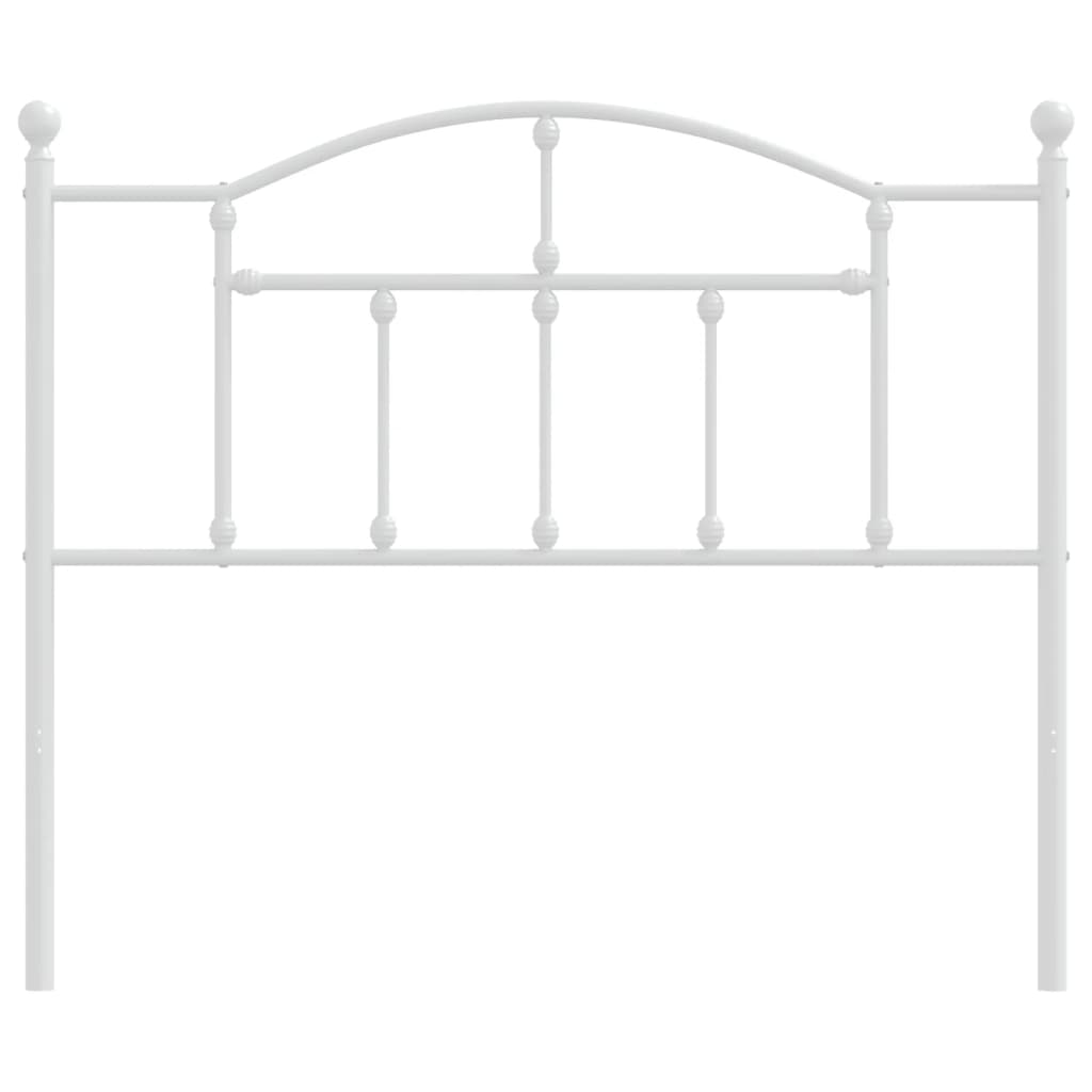 Ersatz-Kopfteil Metall Schwarz 90 cm