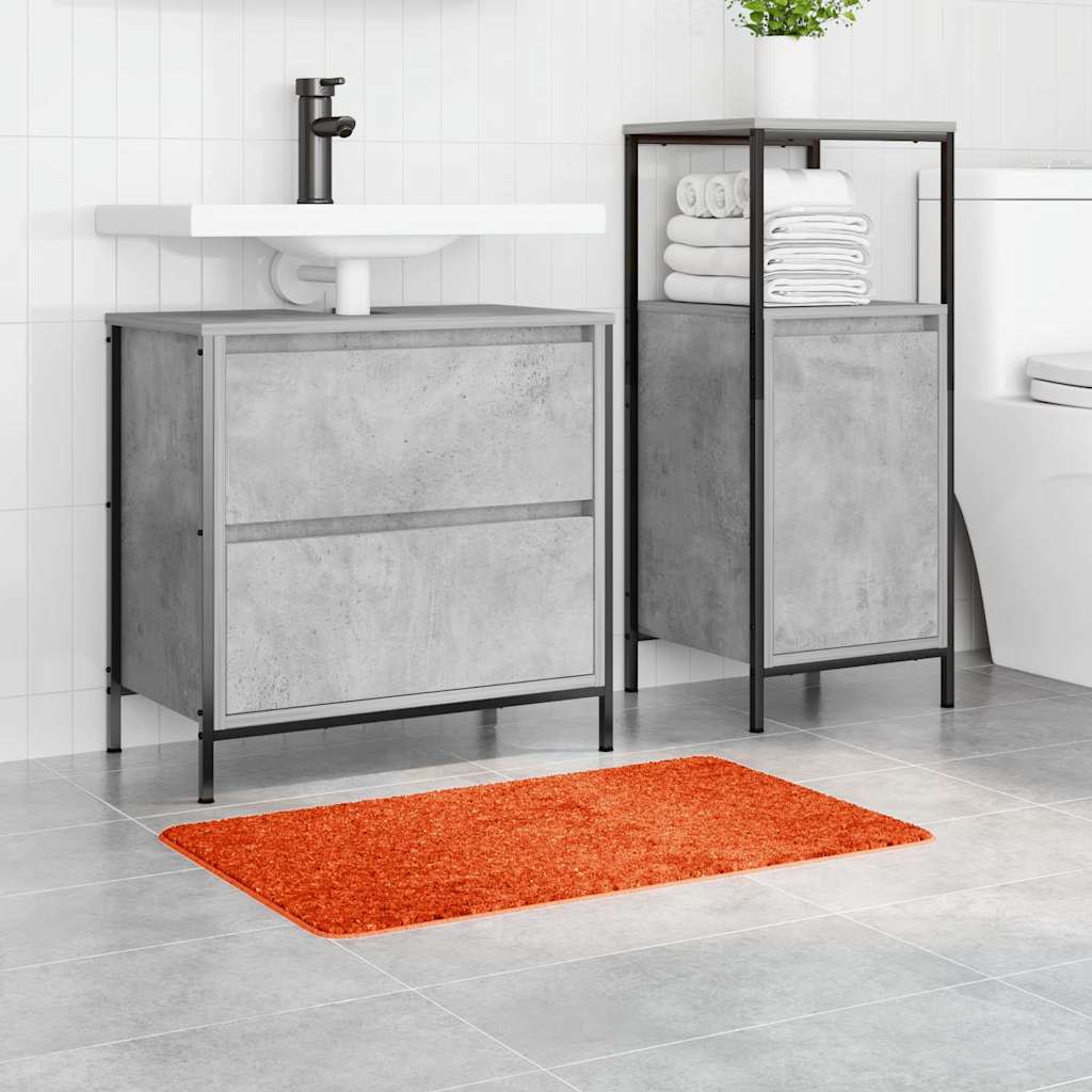 Rutschfeste Badmatte Dunkelgrau 50 x 80 cm PP