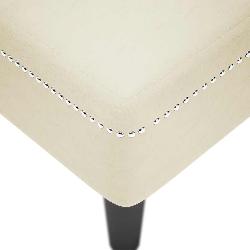 Chaiselongue mit Kissen und Rechter Armlehne Blau Samt