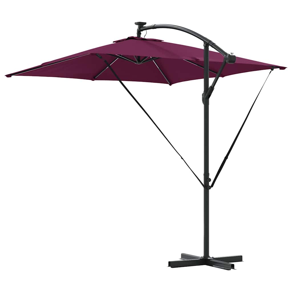 Sonnenschirm Sand 249 x 249 x 250 cm Polyester und Aluminium