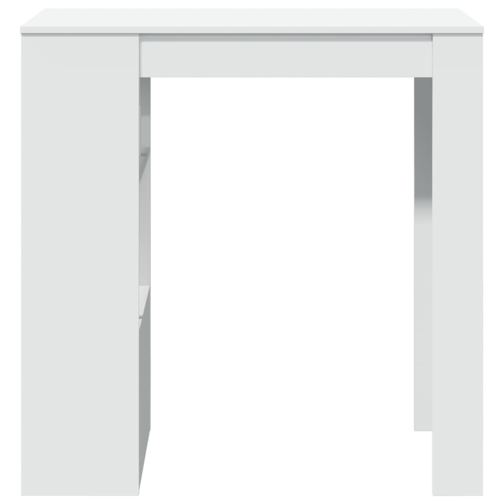 Bartisch Schwarz Eichen-Optik 102 x 50 x 103,5 cm Holzwerkstoff