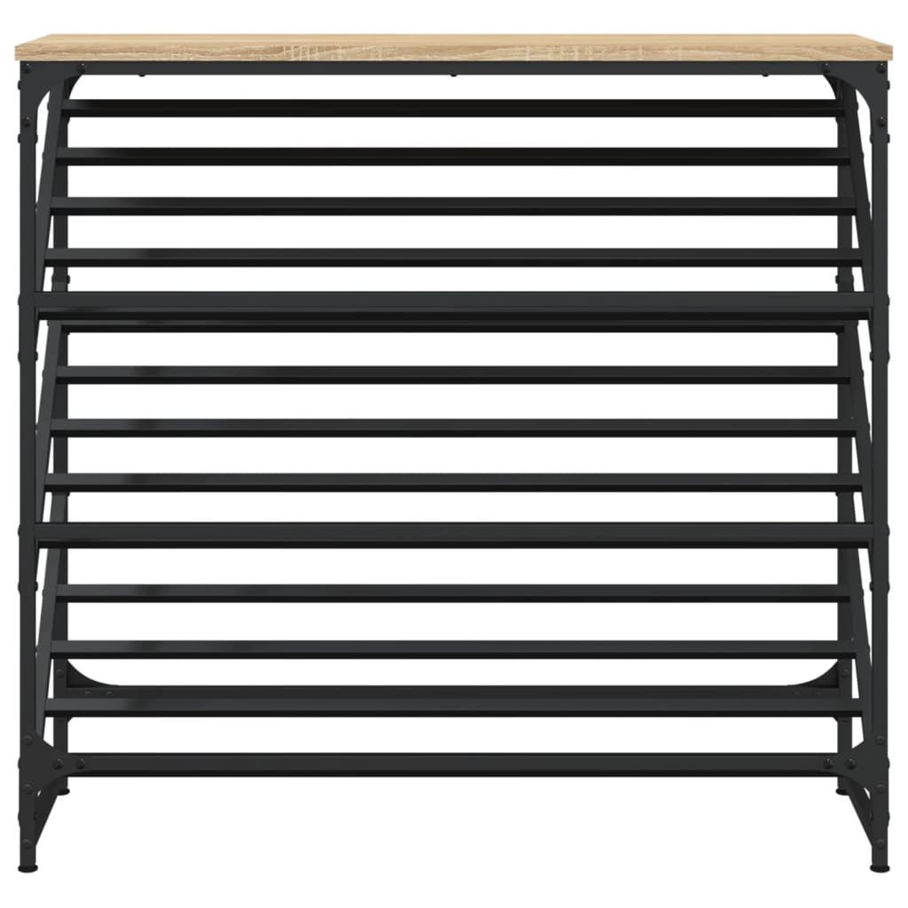Schuhregal Schwarz 60x30x45 cm Holzwerkstoff