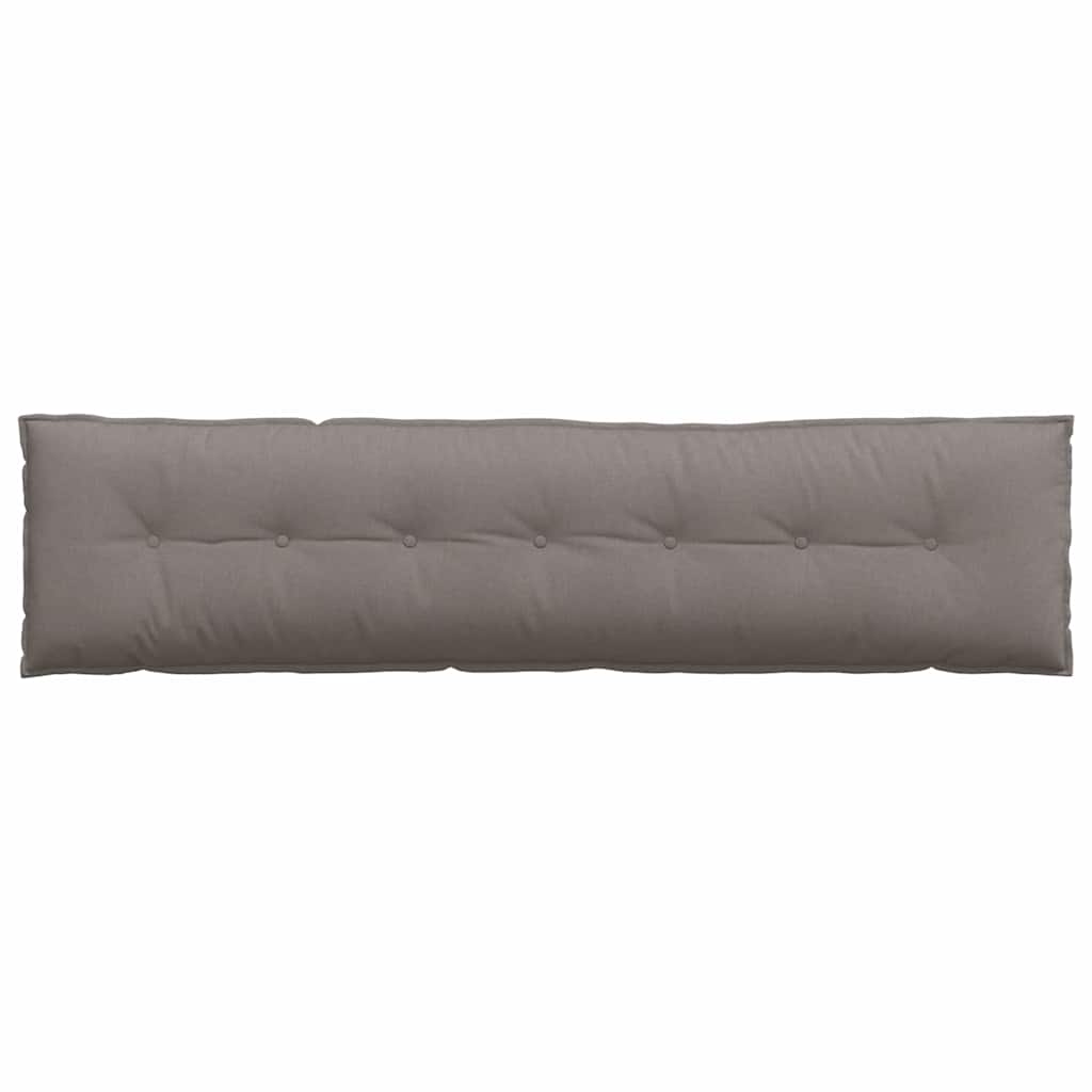 Rückenkissen Hellgrau 50 x 19 x 45 cm Stoff