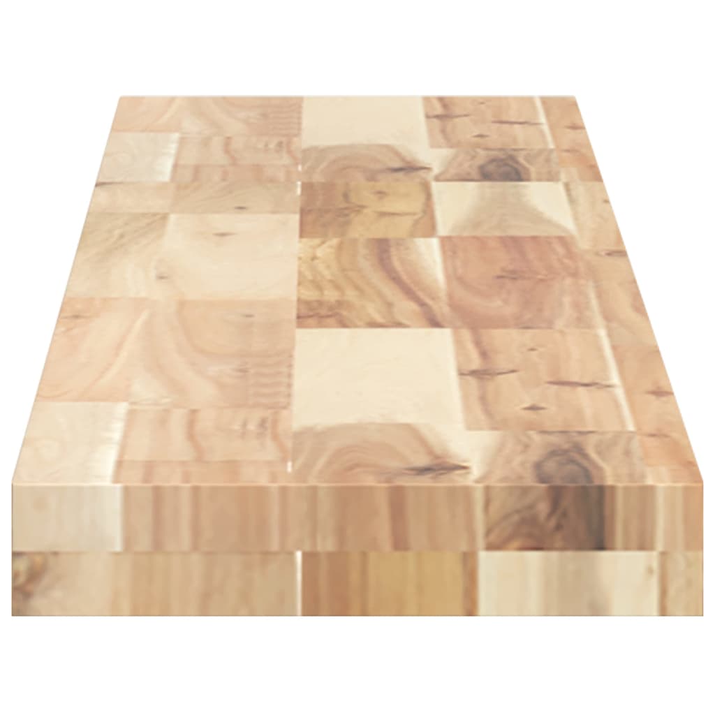 Tischplatte 40x20x2 cm Rechteckig Massivholz Akazie