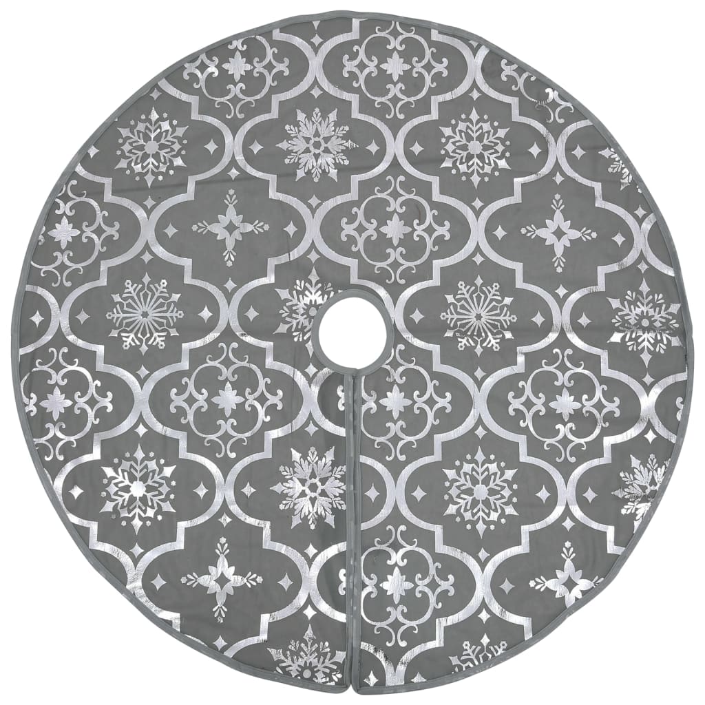 Luxus-Weihnachtsbaumdecke mit Socke Blau 150 cm Stoff