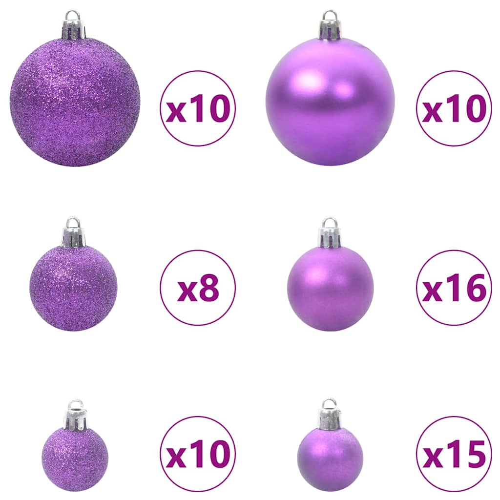 Künstlicher Weihnachtsbaum mit 150 LEDs mit Ständer Weiß 120 cm