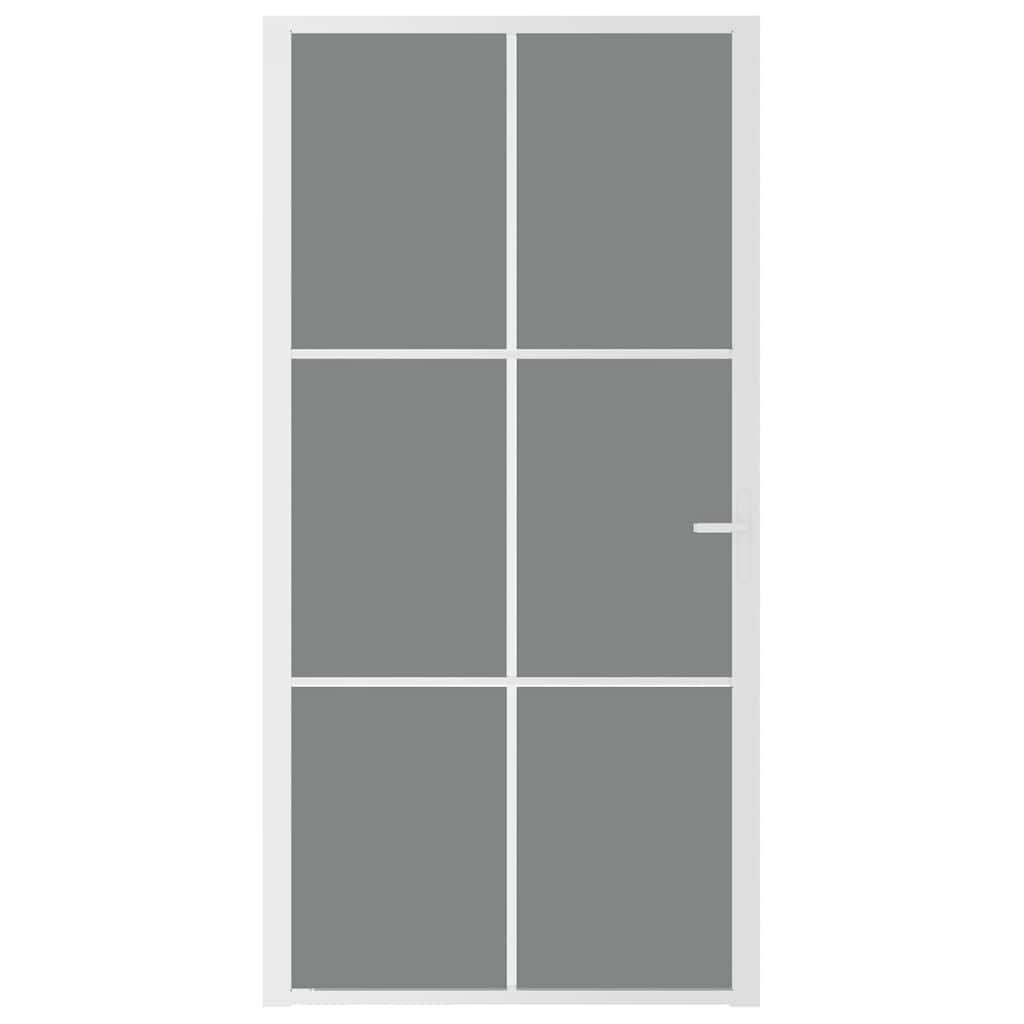 Innentür ESG Glas und Aluminium 76x201,5 cm Schwarz