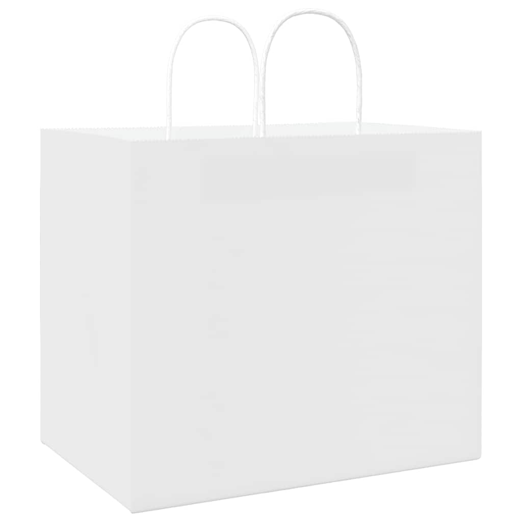Papiertragetaschen 50 Stk. mit Henkeln Braun 21x11x36 cm