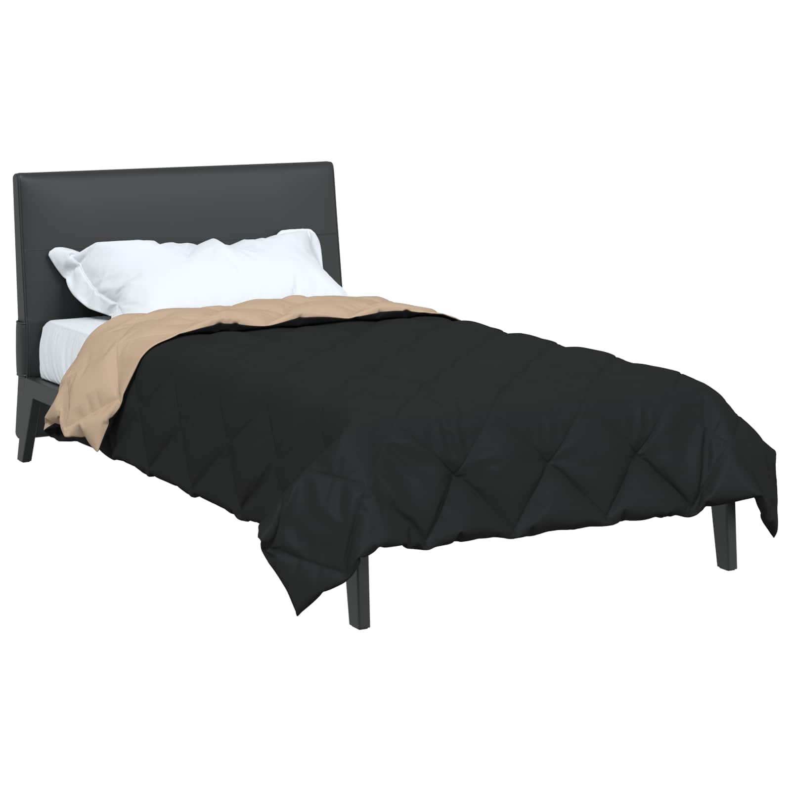 Sommerdecke Anthrazit 200 x 135 cm Mikrofaser