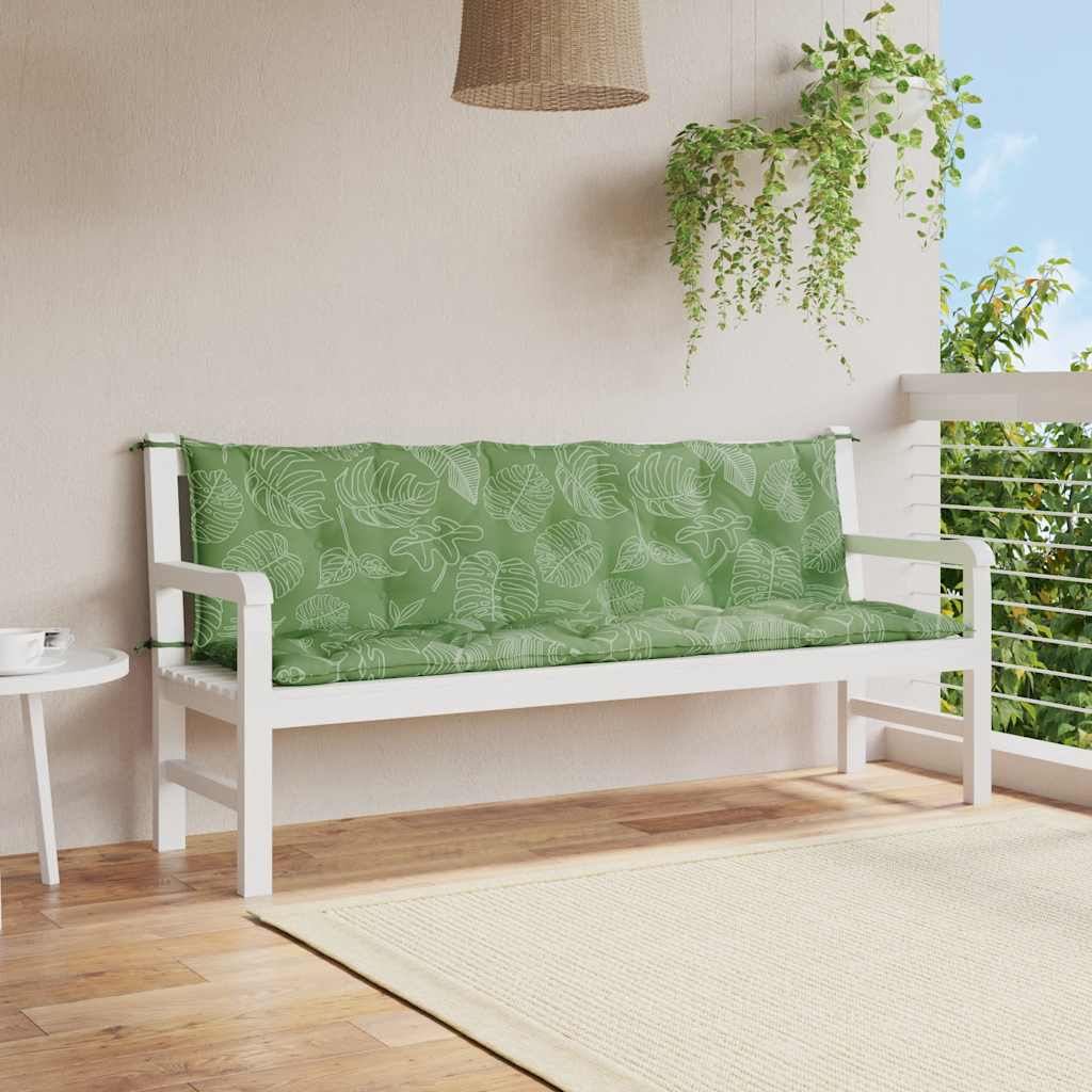 Gartenbank-Auflage Anthrazit 100x(50+50)x7 cm Oxford-Gewebe