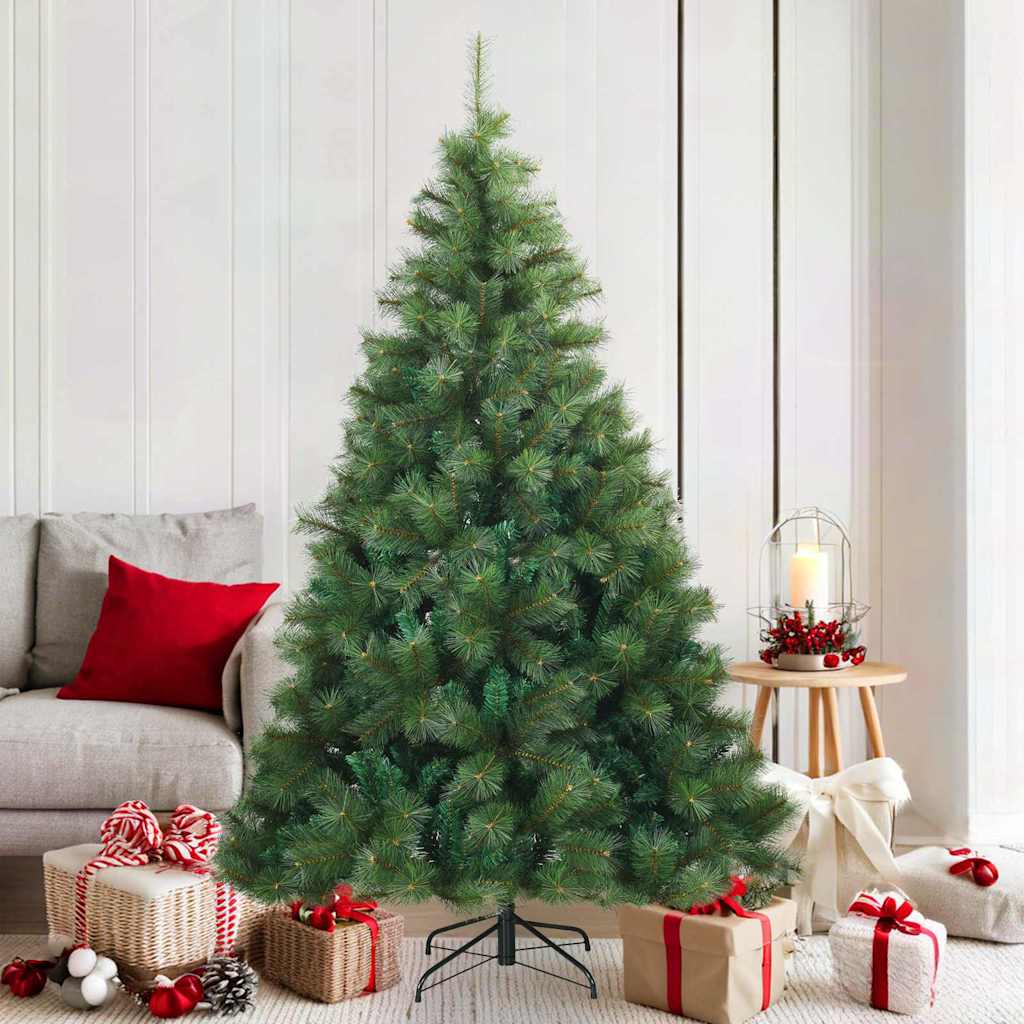 Künstlicher klappbarer Weihnachtsbaum Grün 120 cm PVC, Stahl