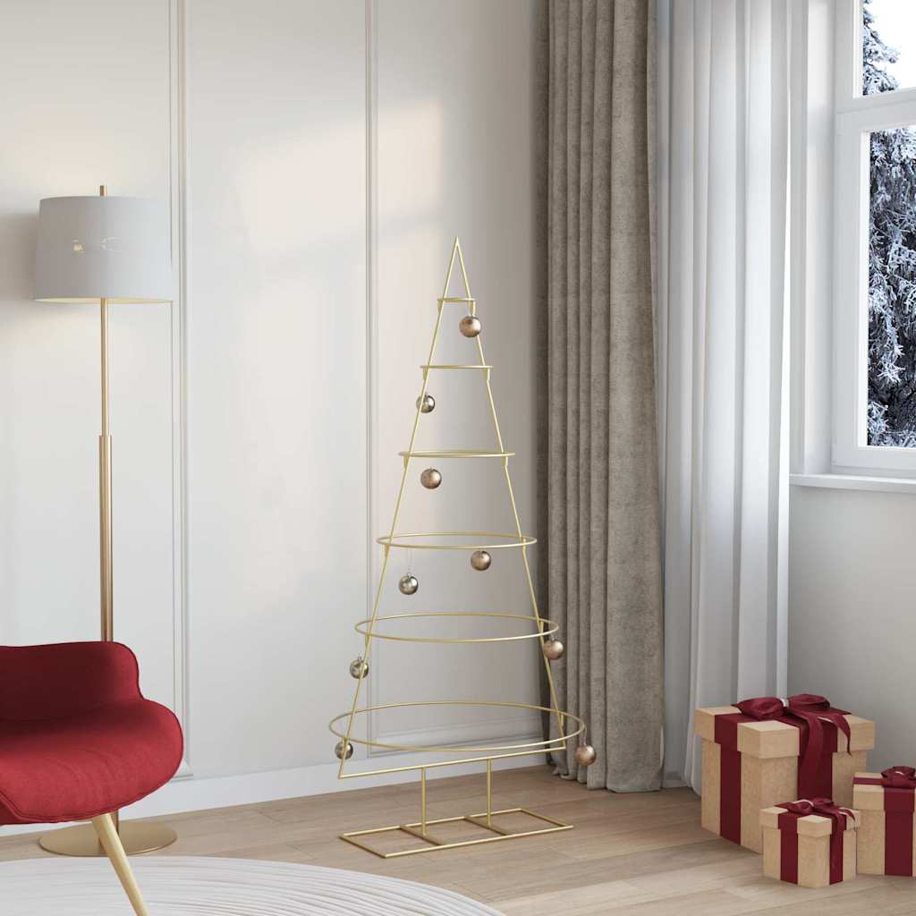 Metall-Weihnachtsbaum Deko Schwarz 60 cm