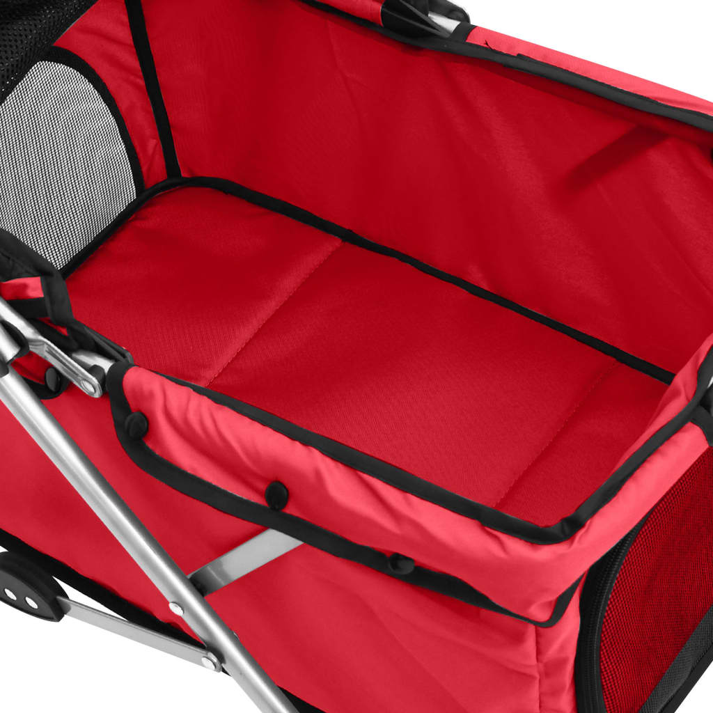 Hundewagen Faltbar Blau 76x50x100 cm Oxford-Gewebe