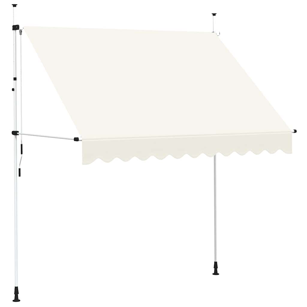 Einziehbare Markise Handbetrieben 150 cm Anthrazit