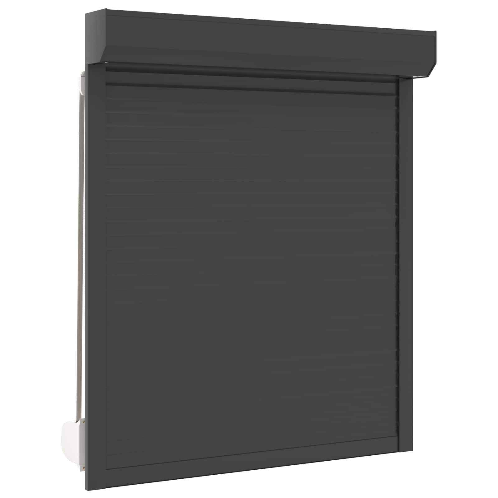 Rollladen Weiß 70 x 100 cm Aluminium und Polyurethan