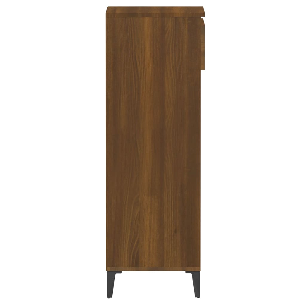 Schuhregal Weiß 40x36x105 cm Holzwerkstoff
