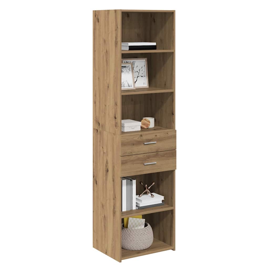 Highboard Altholz 50 x 42,5 x 185 cm Holzwerkstoff