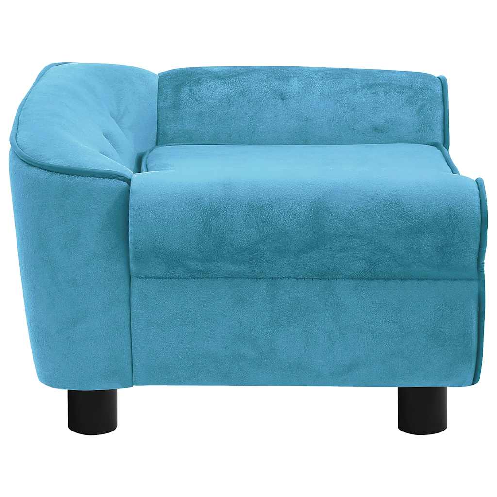 Hundesofa Dunkelgrau 72x45x30 cm Plüsch
