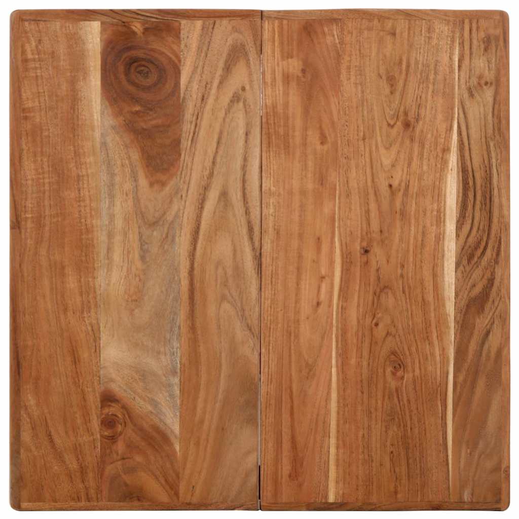 Bistrotisch 60x60x77 cm Raues Mangoholz