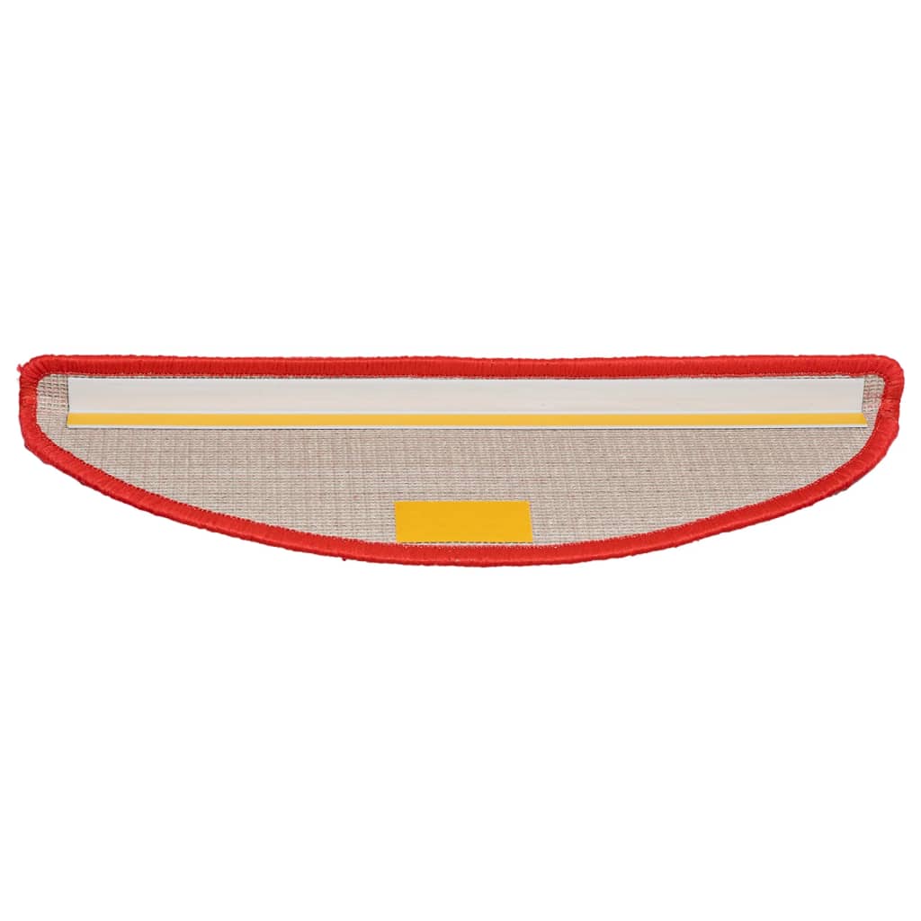 Stufenmatten 15 Stk. 56x17x3 cm Grau Halbrund