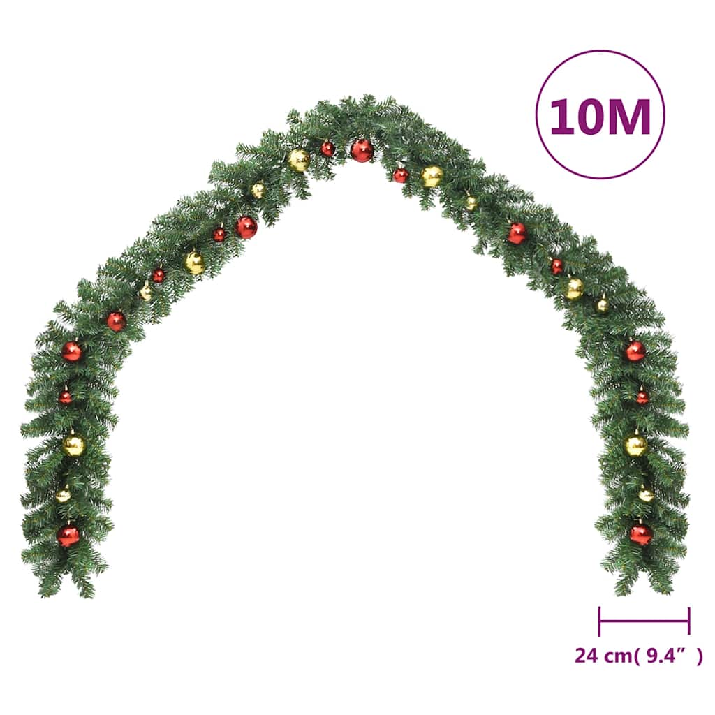 Weihnachtsgirlande mit LED-Leuchten 5 m