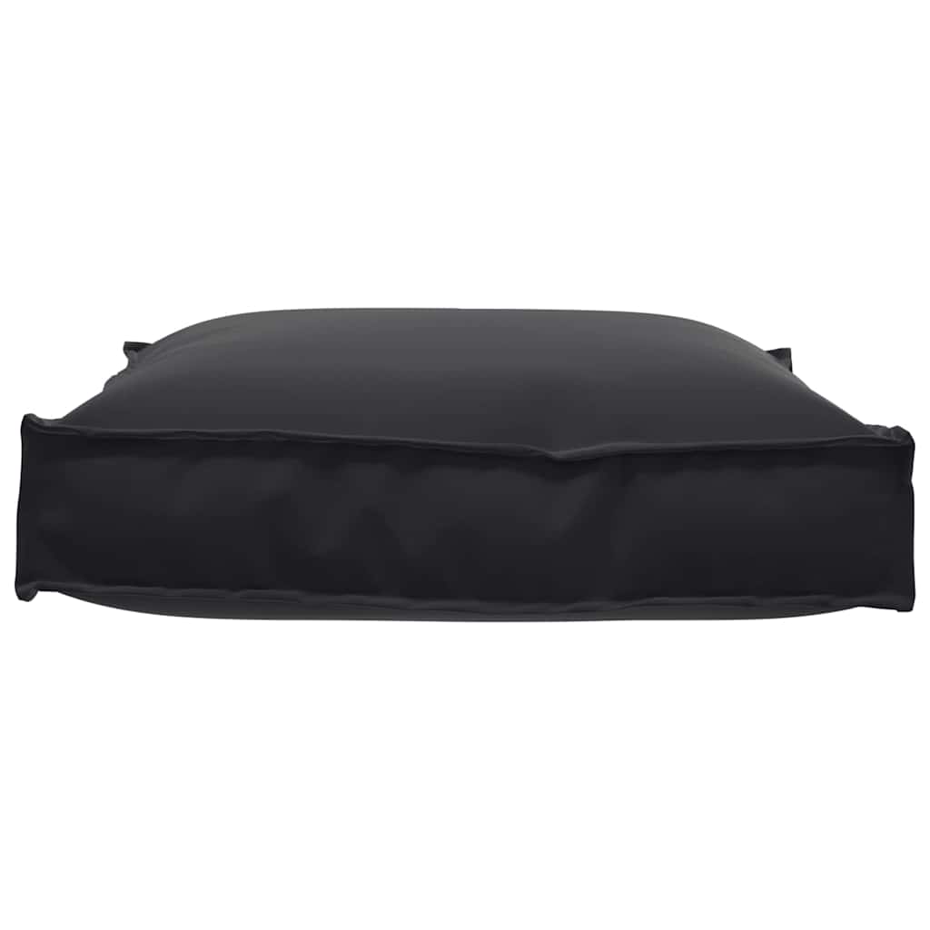 Kissen Anthrazit 70 x 70 x 12 cm Oxford-Stoff
