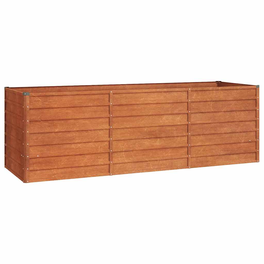 Hochbeet Rostig 100x100x77 cm Cortenstahl
