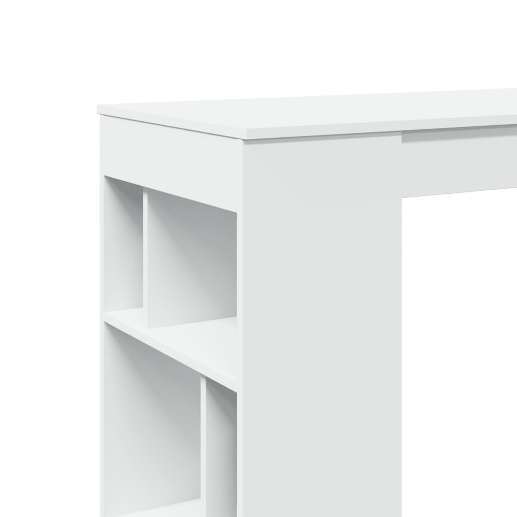 Bartisch Schwarz Eichen-Optik 102 x 50 x 103,5 cm Holzwerkstoff