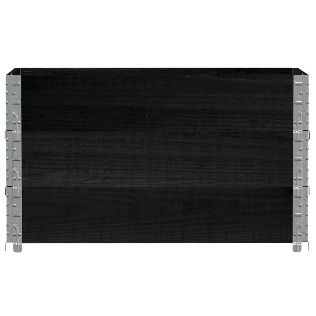 Pflanzkasten Grau 150x100 cm Massivholz Kiefer