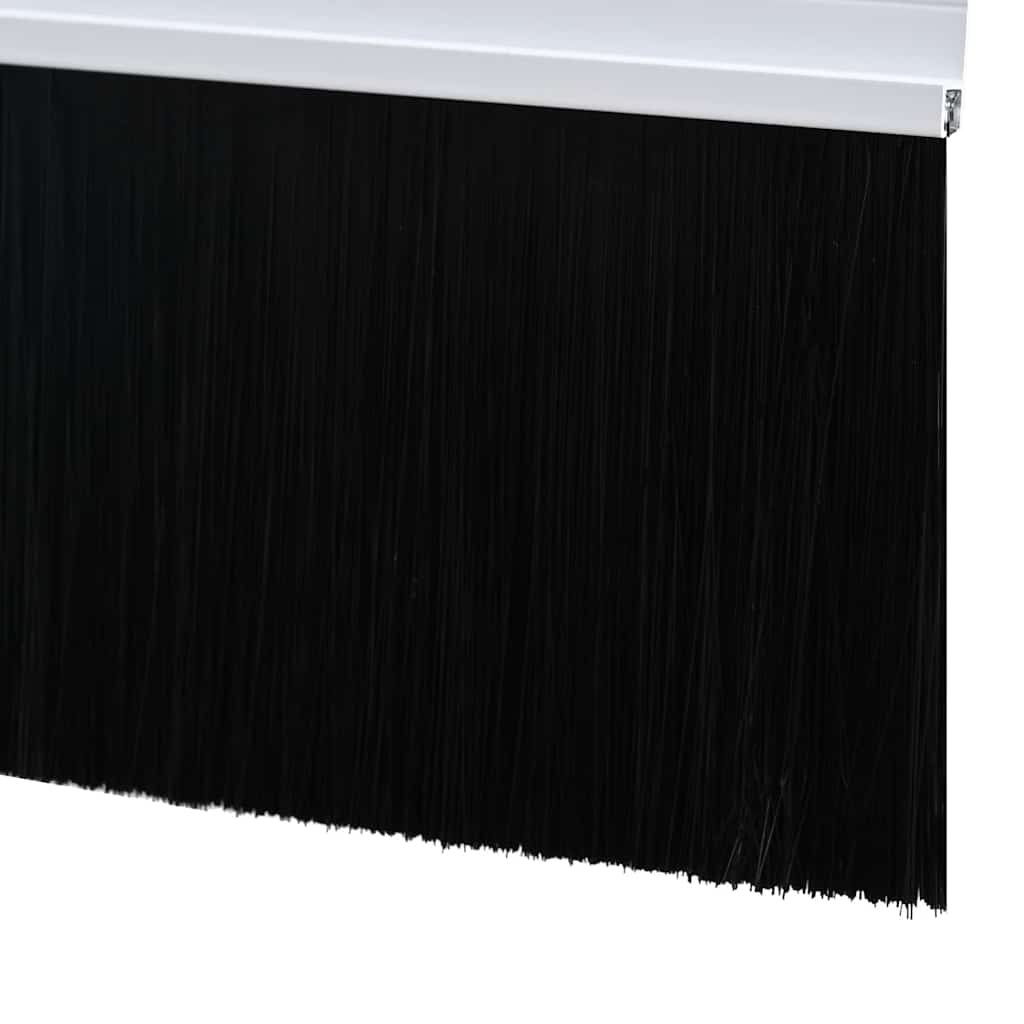 Selbstklebende Türbürstendichtungen 2 pcs Braun 100 cm