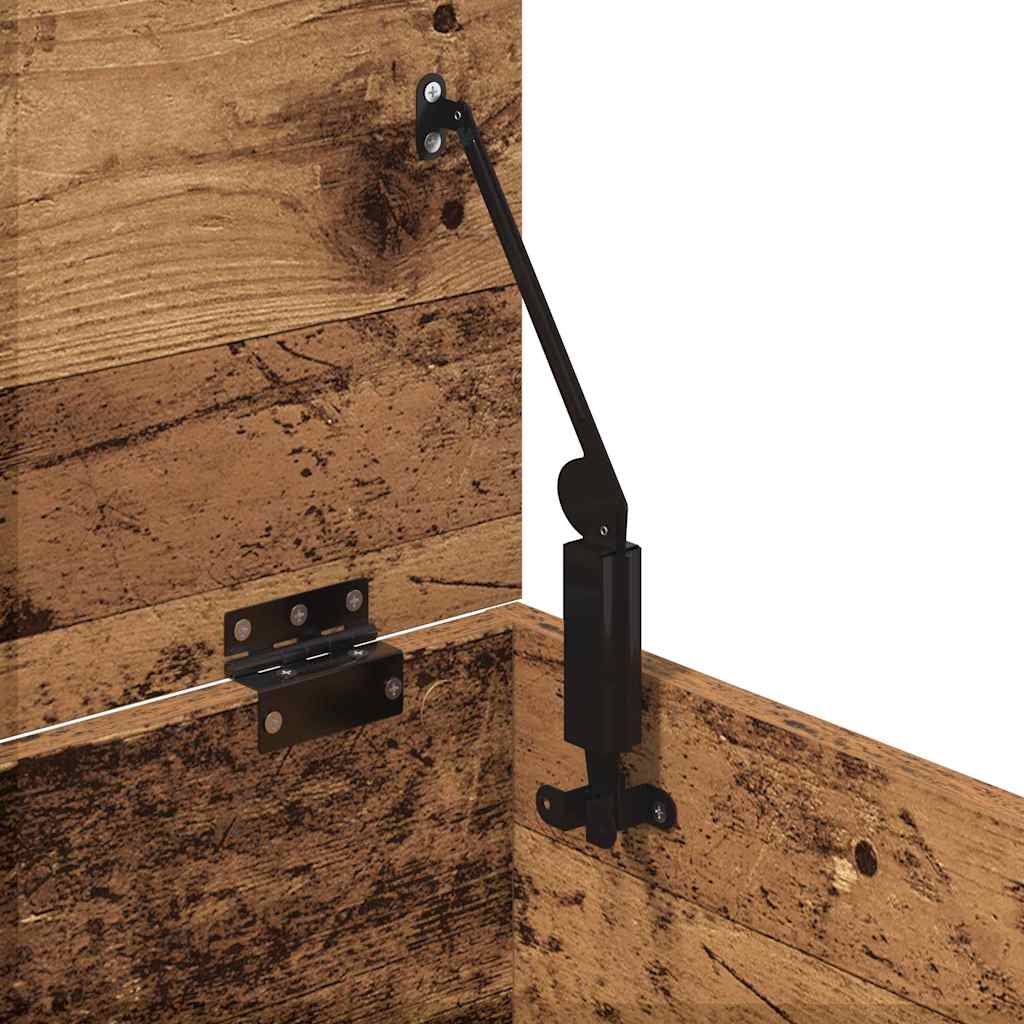 Aufbewahrungstruhe Weiß 84x42x46 cm Holzwerkstoff